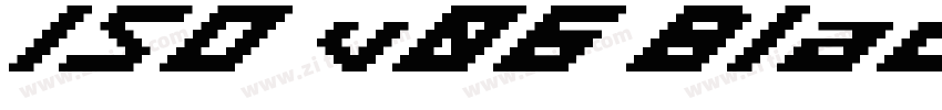 ISO v06 Black字体转换